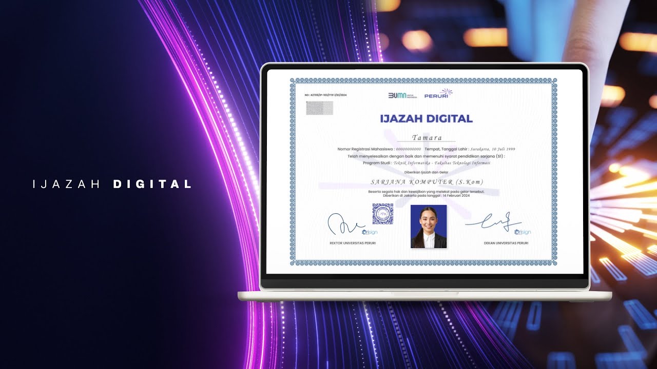 Ijazah Digital dari Peruri Bikin Dunia Pendidikan Lebih Aman dari Pemalsuan