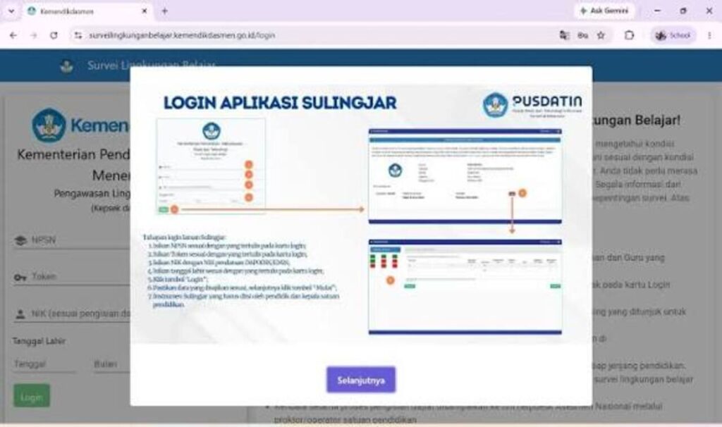 Login Dashboard Sulingjar 2026 Gagal? Ini Penyebab dan Cara Mengatasinya